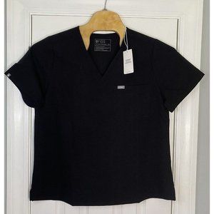 FIGS Women’s Catarina‎ One Pocket Scrub Top Size 2XL Black New